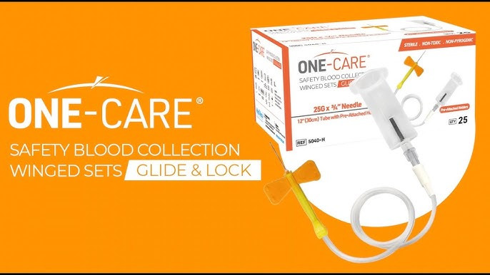 Lock Safety Blood Collection Winged Sets
