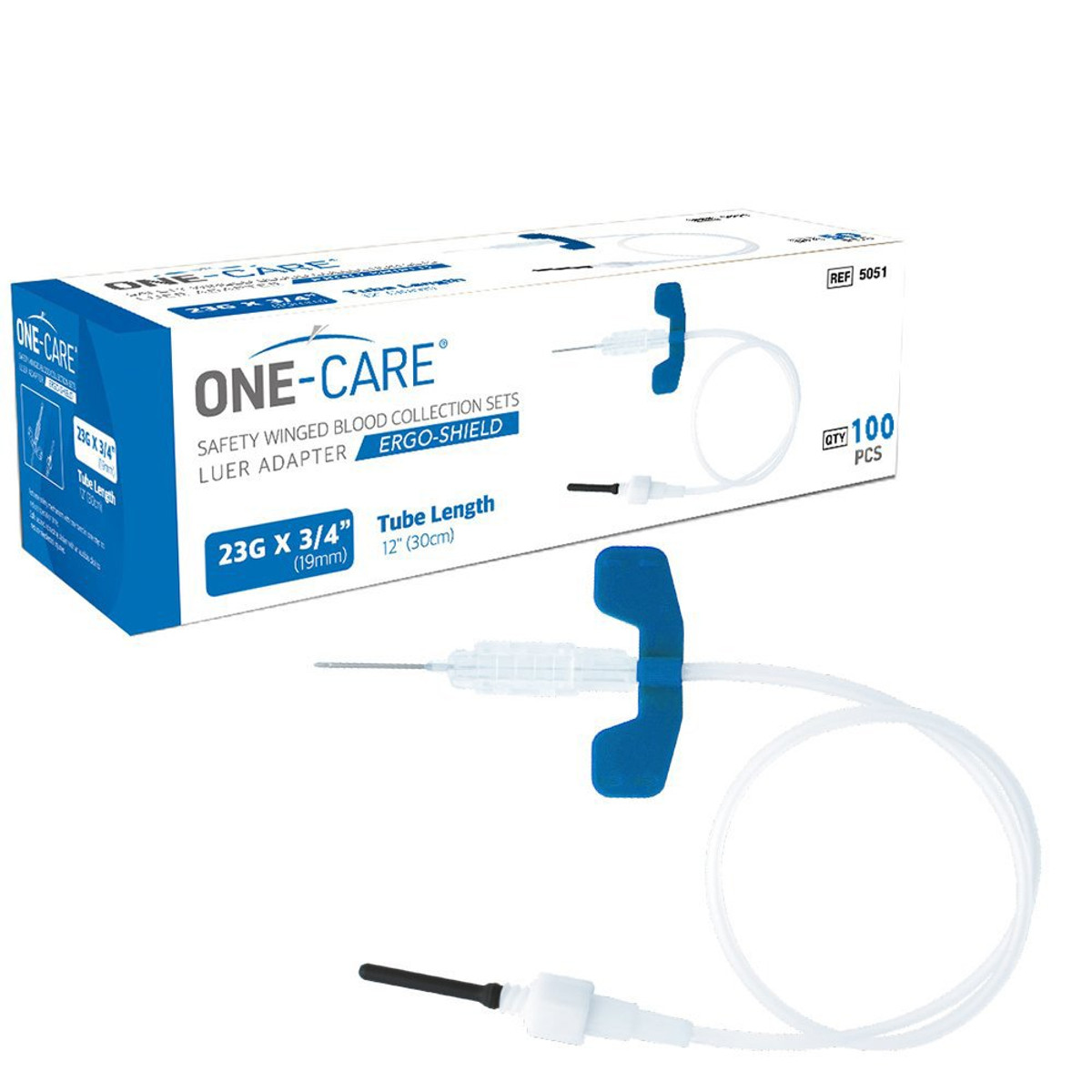 Medivena One-Care Ergo-Shield Safety Blood Collection Winged Set Medivena One-Care Ergo-Shield Safety Blood Collection Winged Set