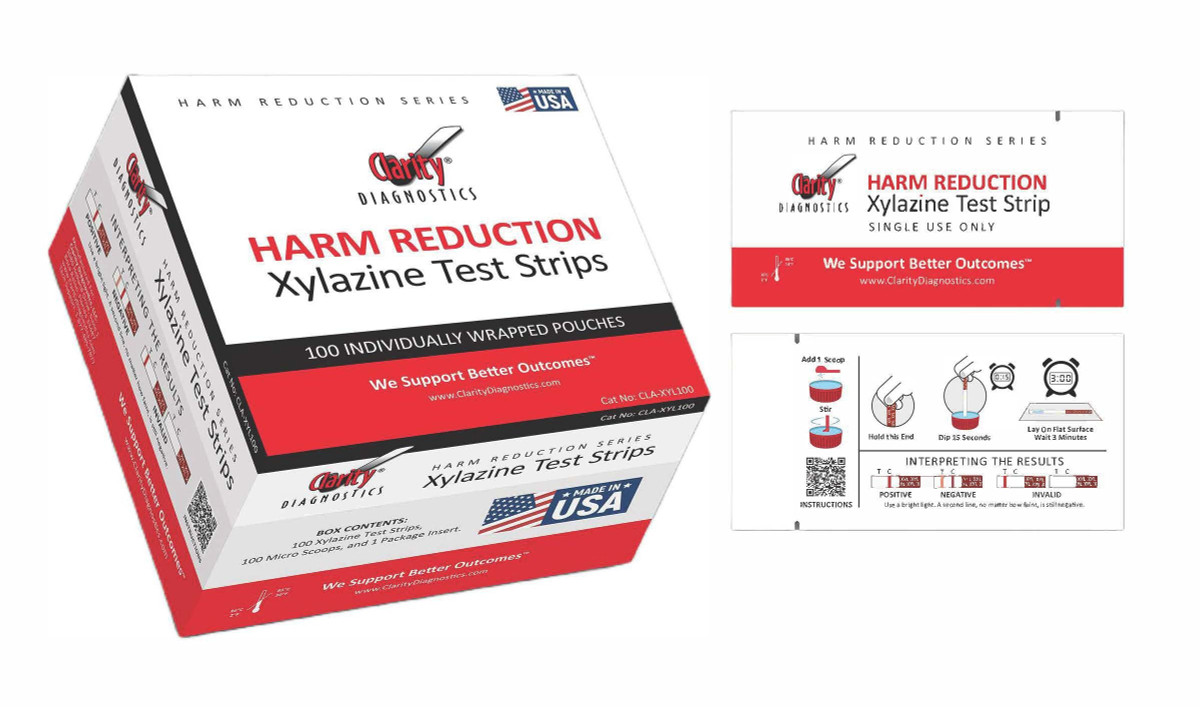 Clarity Diagnostics Harm Reduciton Xylazine Test (10137_CLA-XYL100)