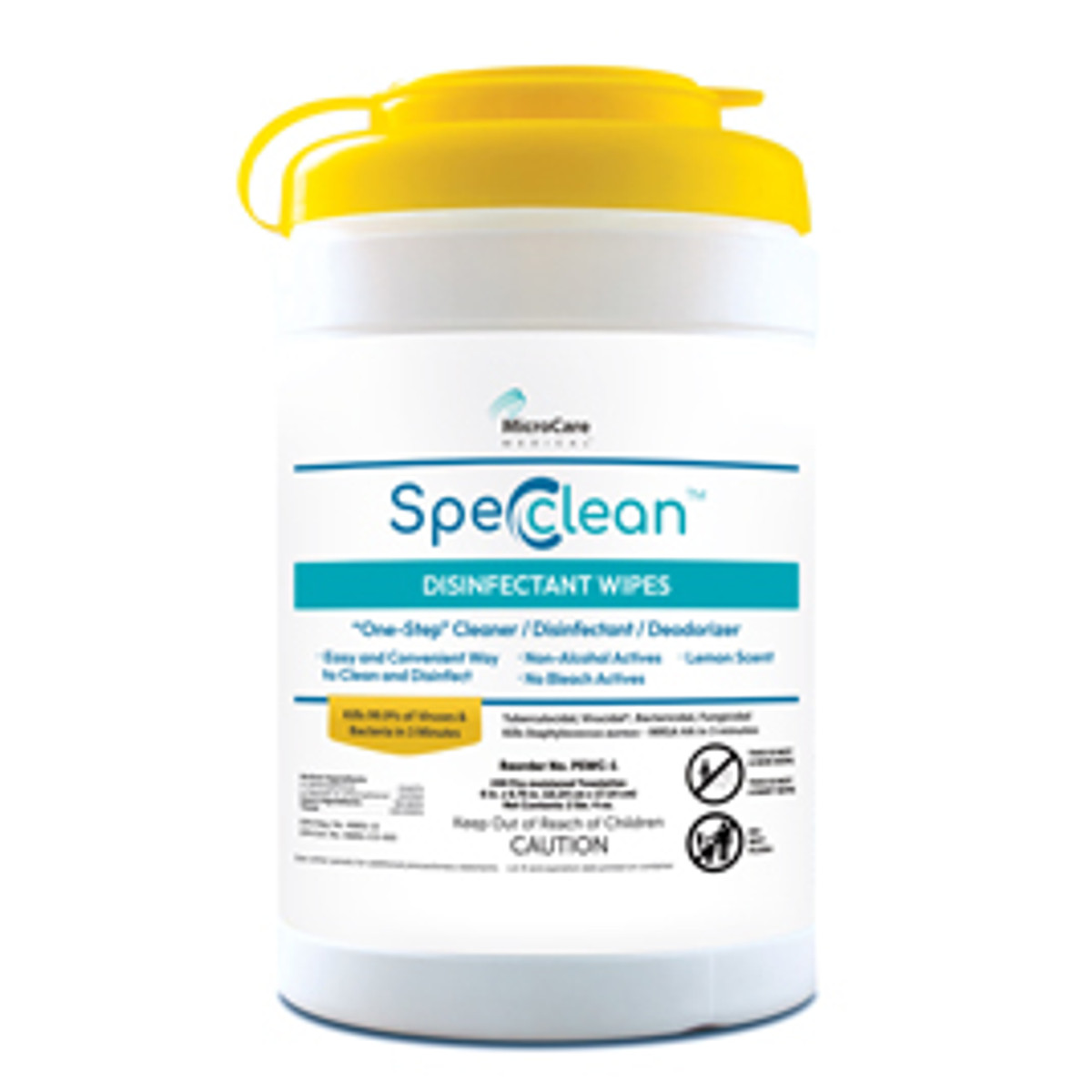 Microcare Spec Clean Disinfectant Wipes
