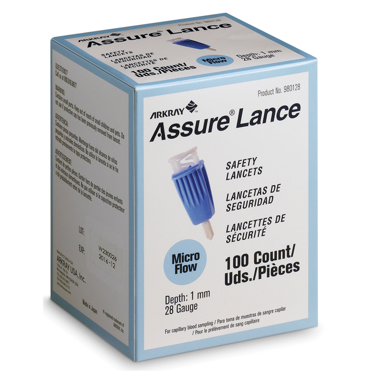 Arkray Assure Lance Safety Lancets (10137_980128)