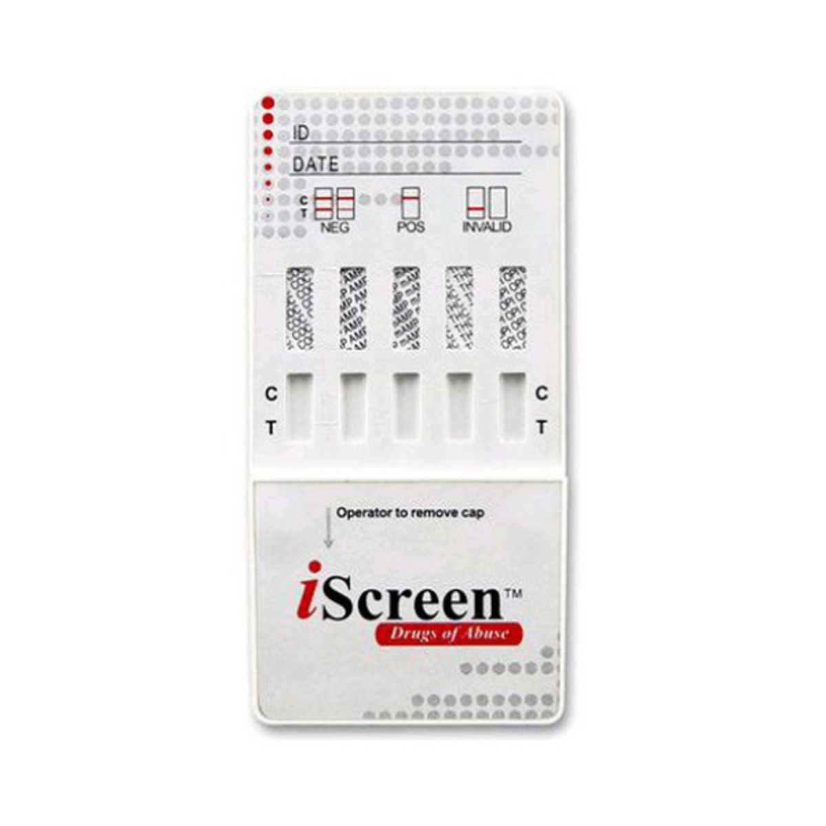 Alere Toxicology Iscreen Dip Card, Drug Test, 8 Test Dip Device