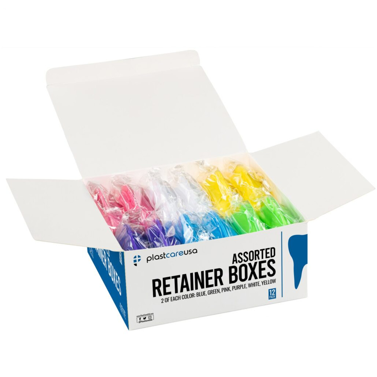 Retainer Cases, Assorted Colors Retainer Cases, Assorted Colors
