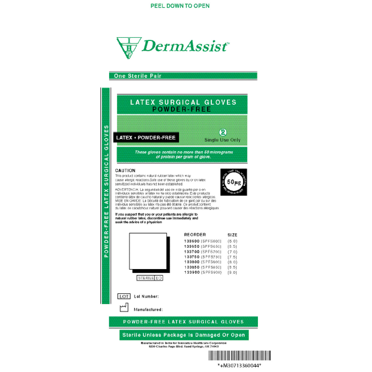 Innovative Dermassist Surgical Powder-Free Gloves (10137_133600)