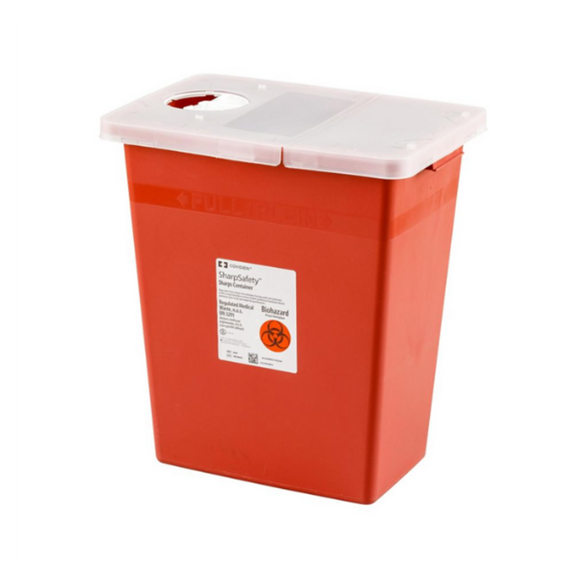 Cardinal Health Large Volume Sharps Container with Slide Lid