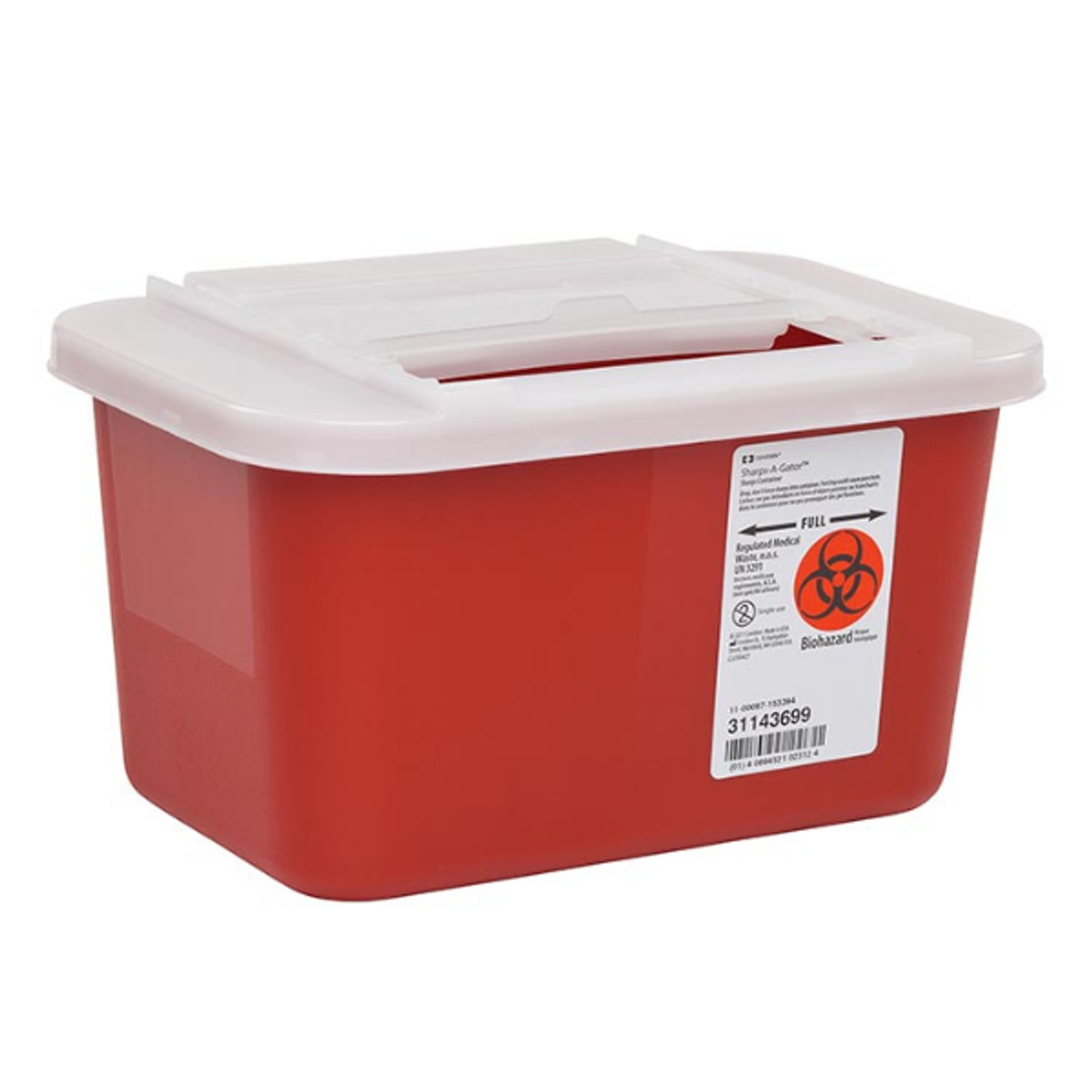 Cardinal Health Monoject Multi-Purpose Sharps Containers with Sliding Lid