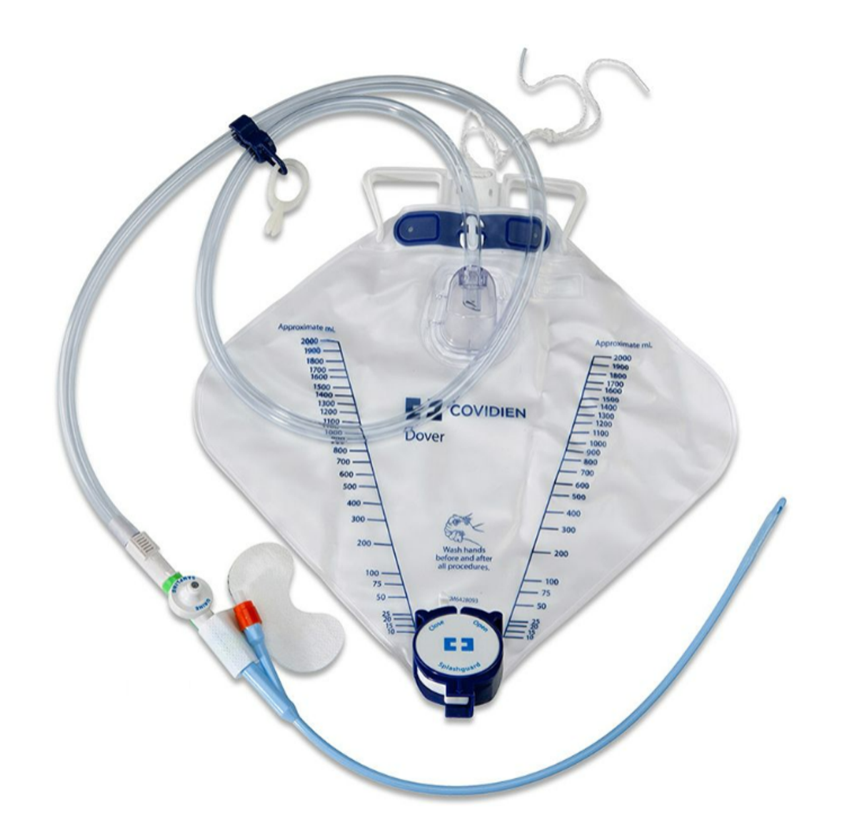 Cardinal Health Foley Catheterization Tray With Drain Bag (10111_3532-) Cardinal Health Foley Catheterization Tray With Drain Bag (10111_3532-)