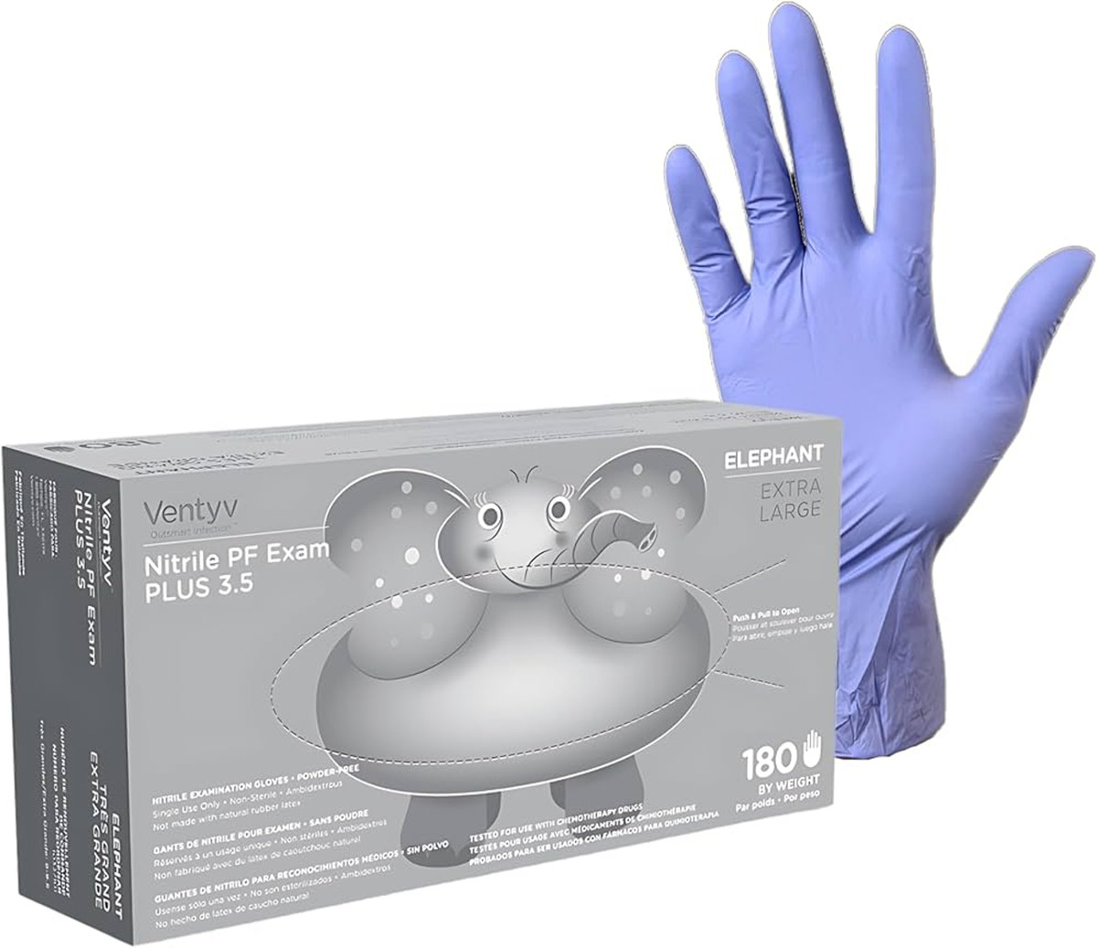 Innovative Nitriderm« Ep Ultra Proö Nitrile Synthetic Powder-Free Exam Gloves (10111_188100)
