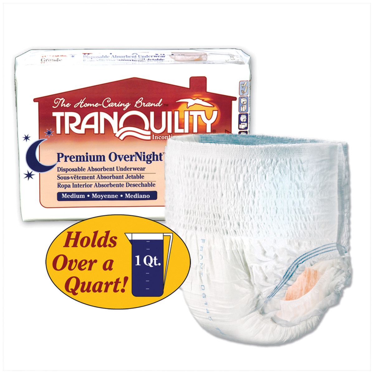 Principle Business Tranquility« Premium Overnightö Disposable Absorbent Underwear (10111_2115) Principle Business Tranquility« Premium Overnightö Disposable Absorbent Underwear (10111_2115)