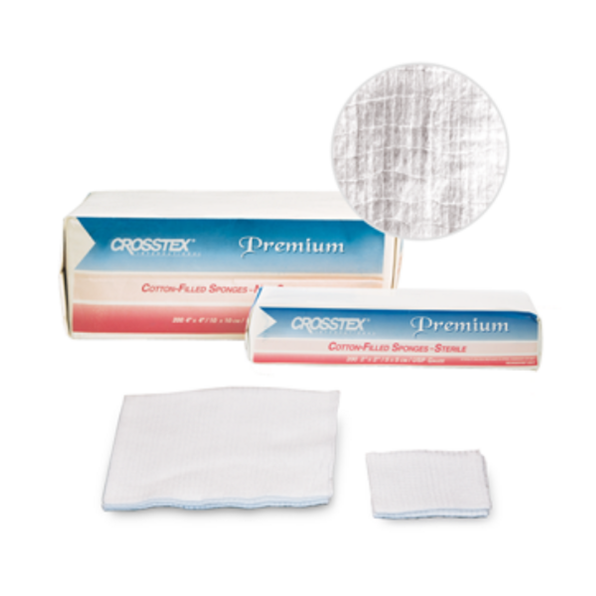 Crosstex Advantage Cotton Filled Exodontia Sponges