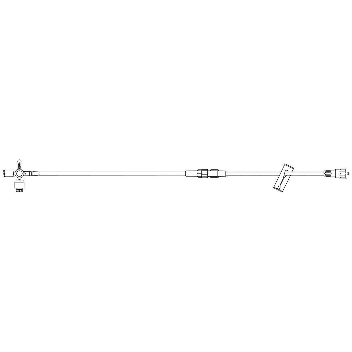 B Braun Ultraport Luer-Activated Needle-Free Stopcock Extension Sets