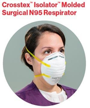 Crosstex Isolator Molded Surgical N95 Respirator