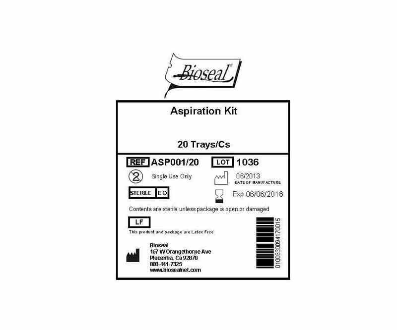 Bioseal Aspiration Kit