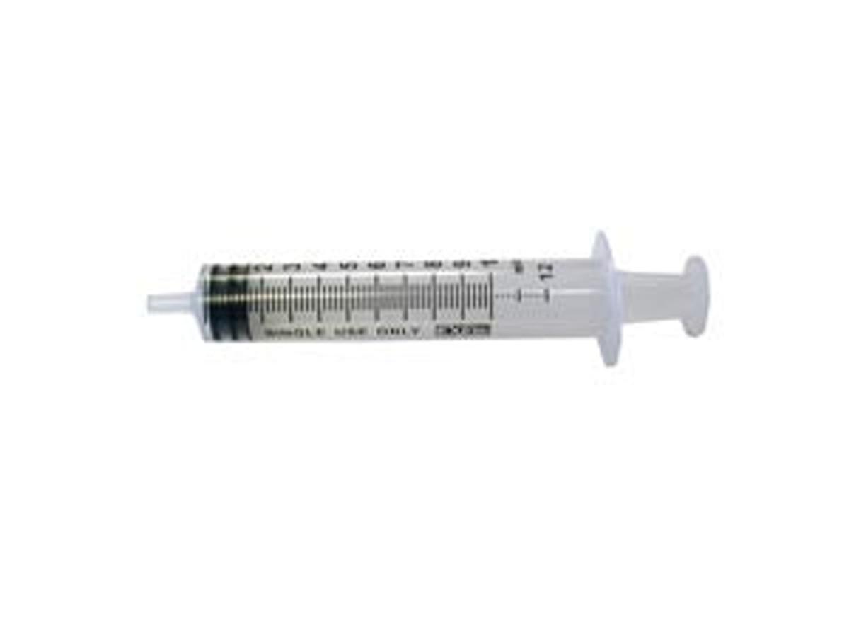 Exel Luer Slip Syringe Only, 10-12cc