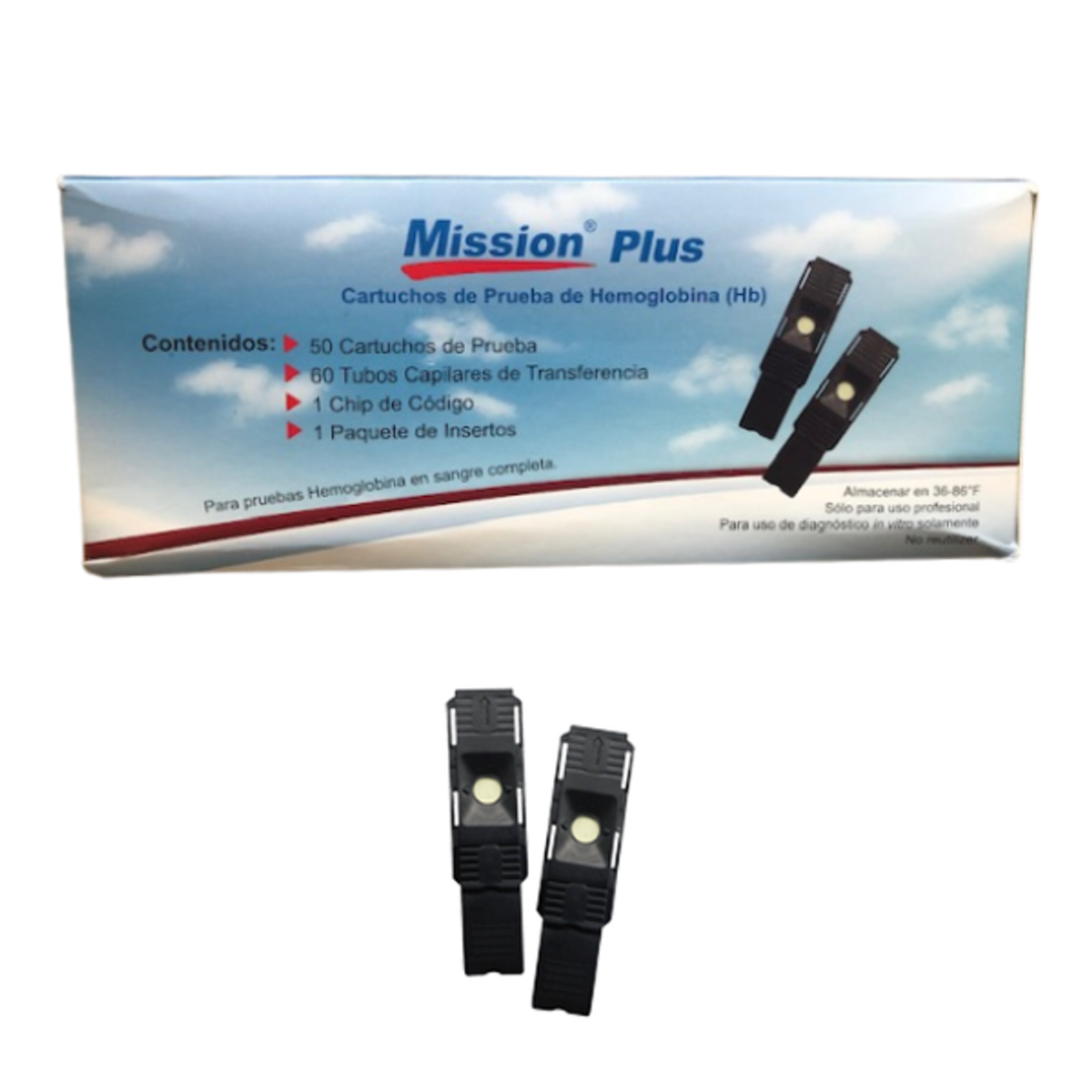 Mission Plus Hemoglobin Test Cartridges