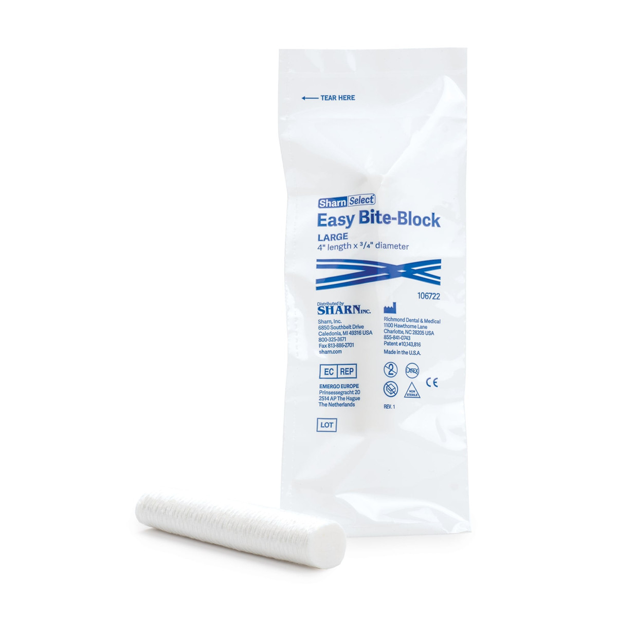 Sharn Anesthesia SharnSelect Easy Bite-Block