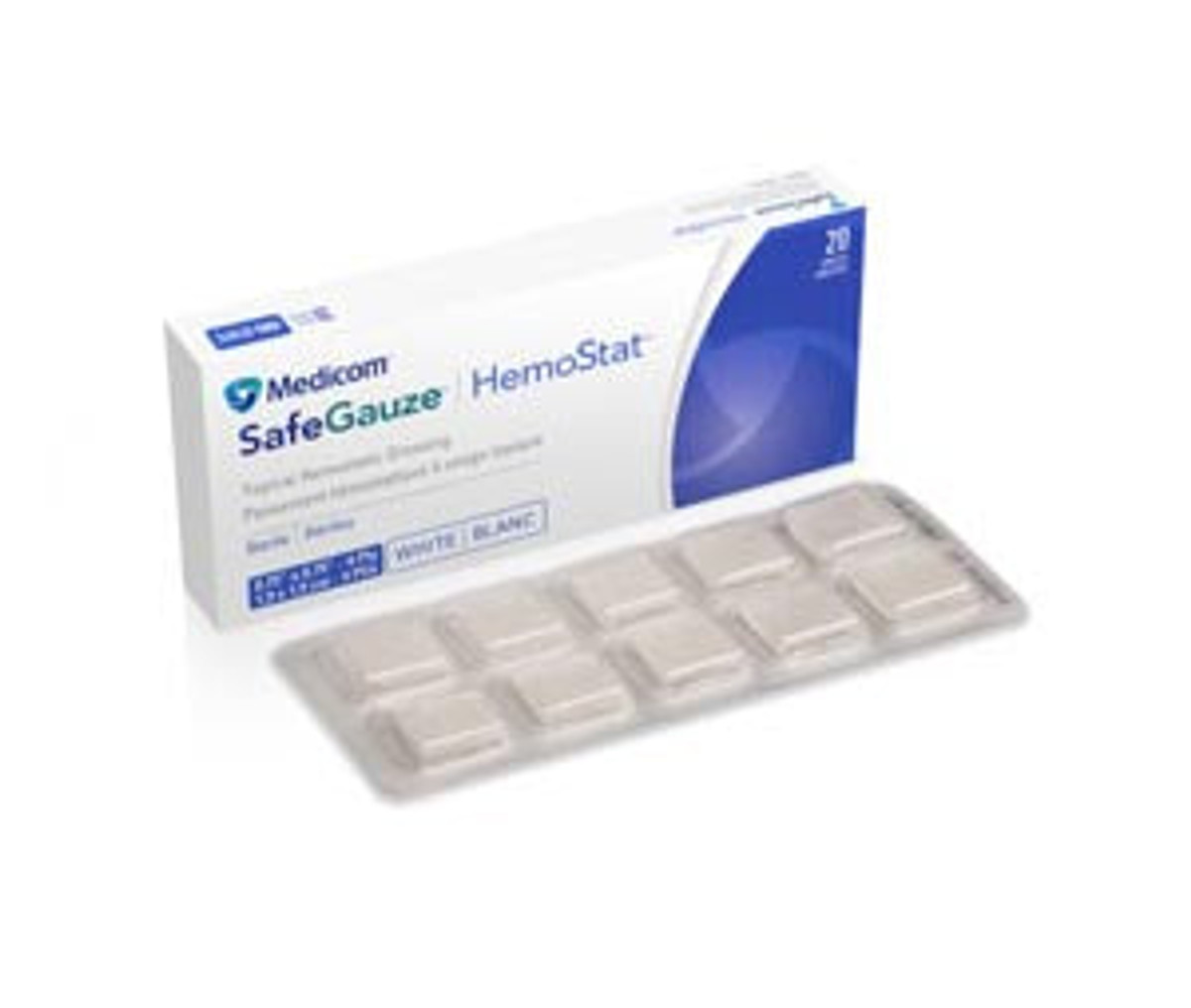 Medicom SafeGauze HemoStat Topical Hemostatic Dressing