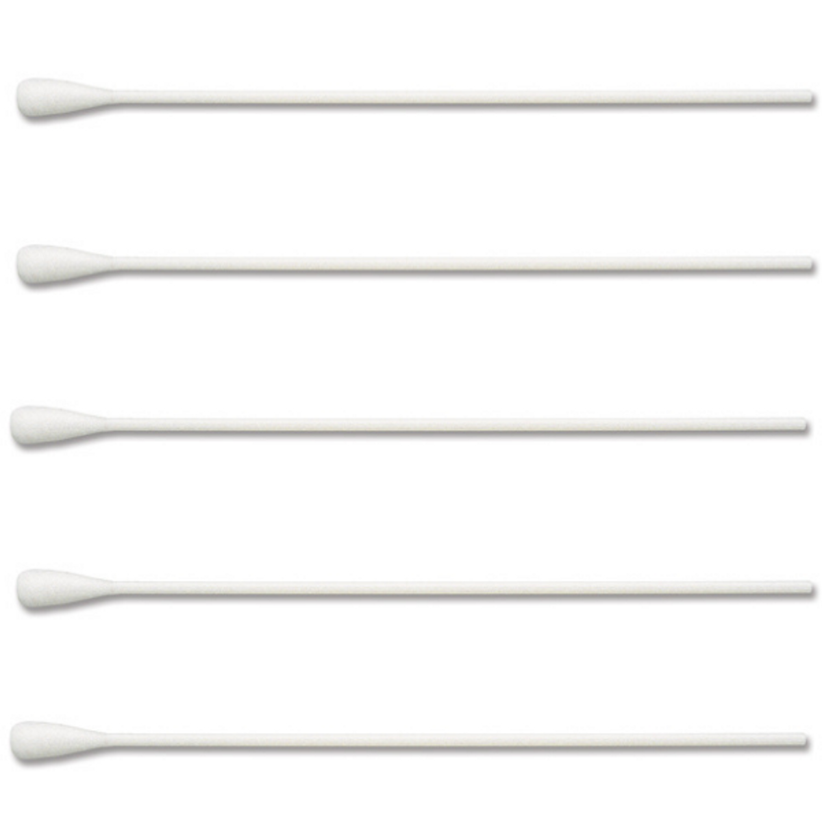 Non-sterile, Polystyrene handle, large tip, 6" x 0.25"