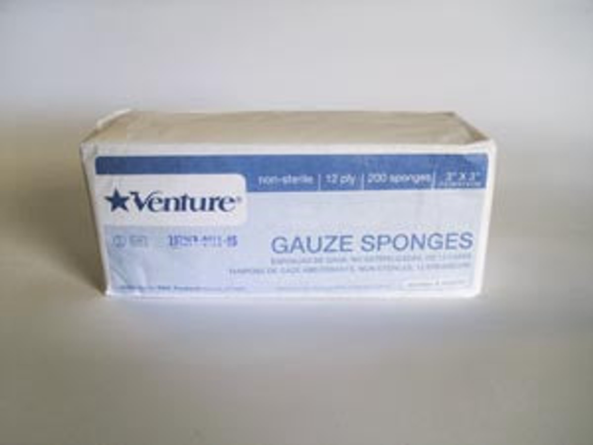 Tidi Venture 12-Ply Non-Sterile Gauze Sponges