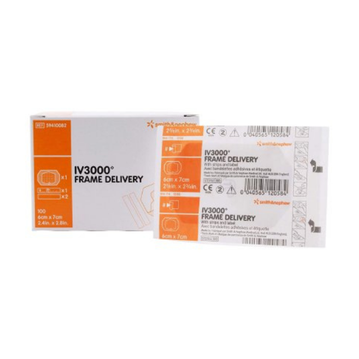 Smith & Nephew Opsite Iv3000 Frame Delivery Adhesive Film Dressings