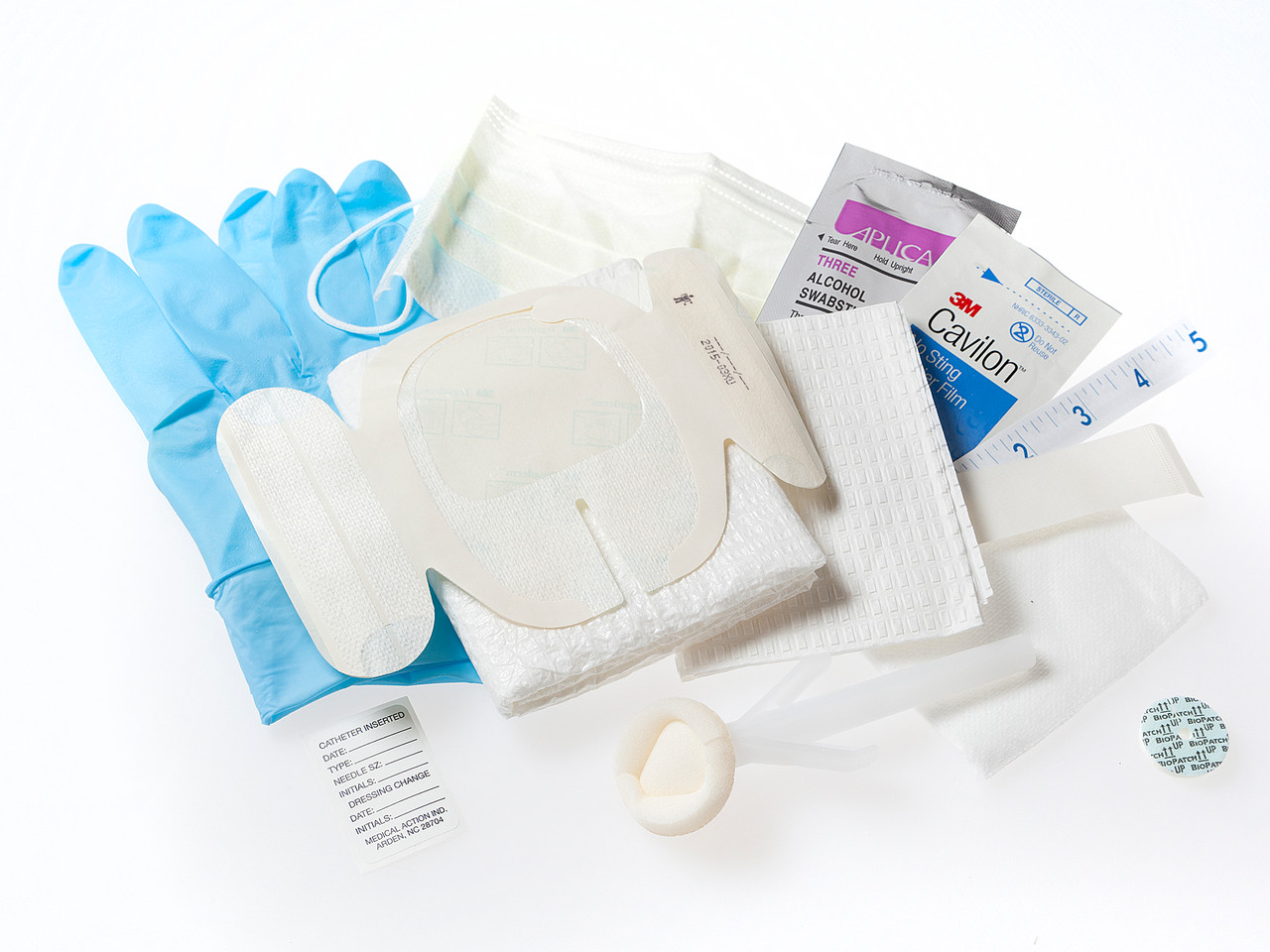 white christmas dresses Medline Central Line Dressing Trays with Chlorascrub - DBD-KIT, DRESSI main image 1