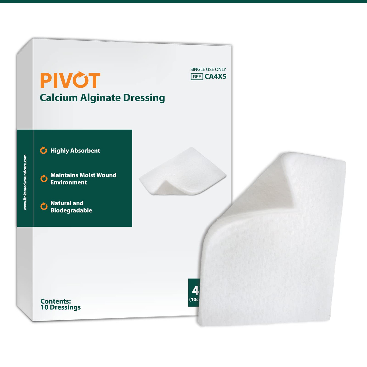 calcium alginate dressing Tender Gentle Wound 2" x 2" Dynarex | Dynarex DynaGinate Calcium