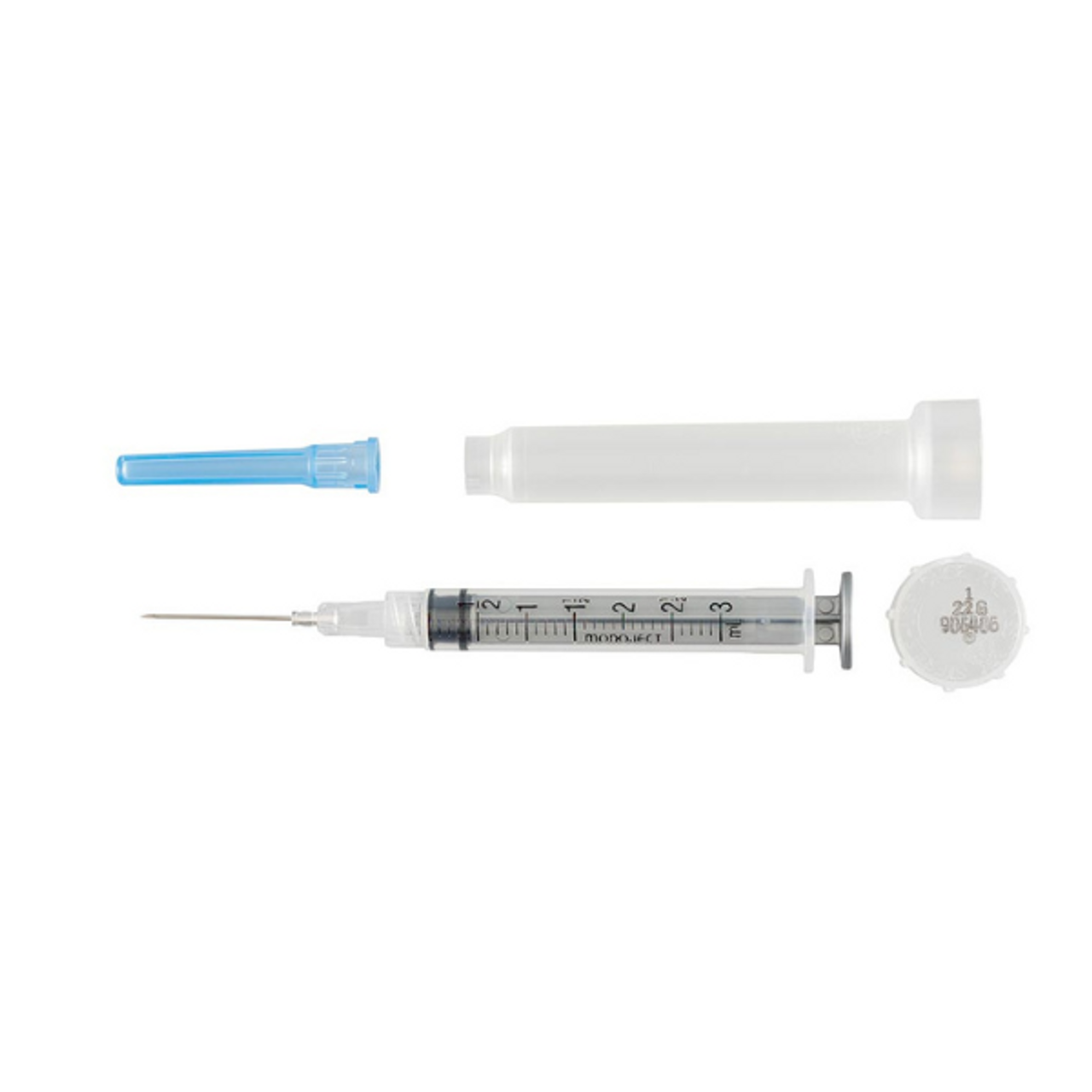 Cardinal Health Monoject Soft Pack Syringes with Hypodermic Needle