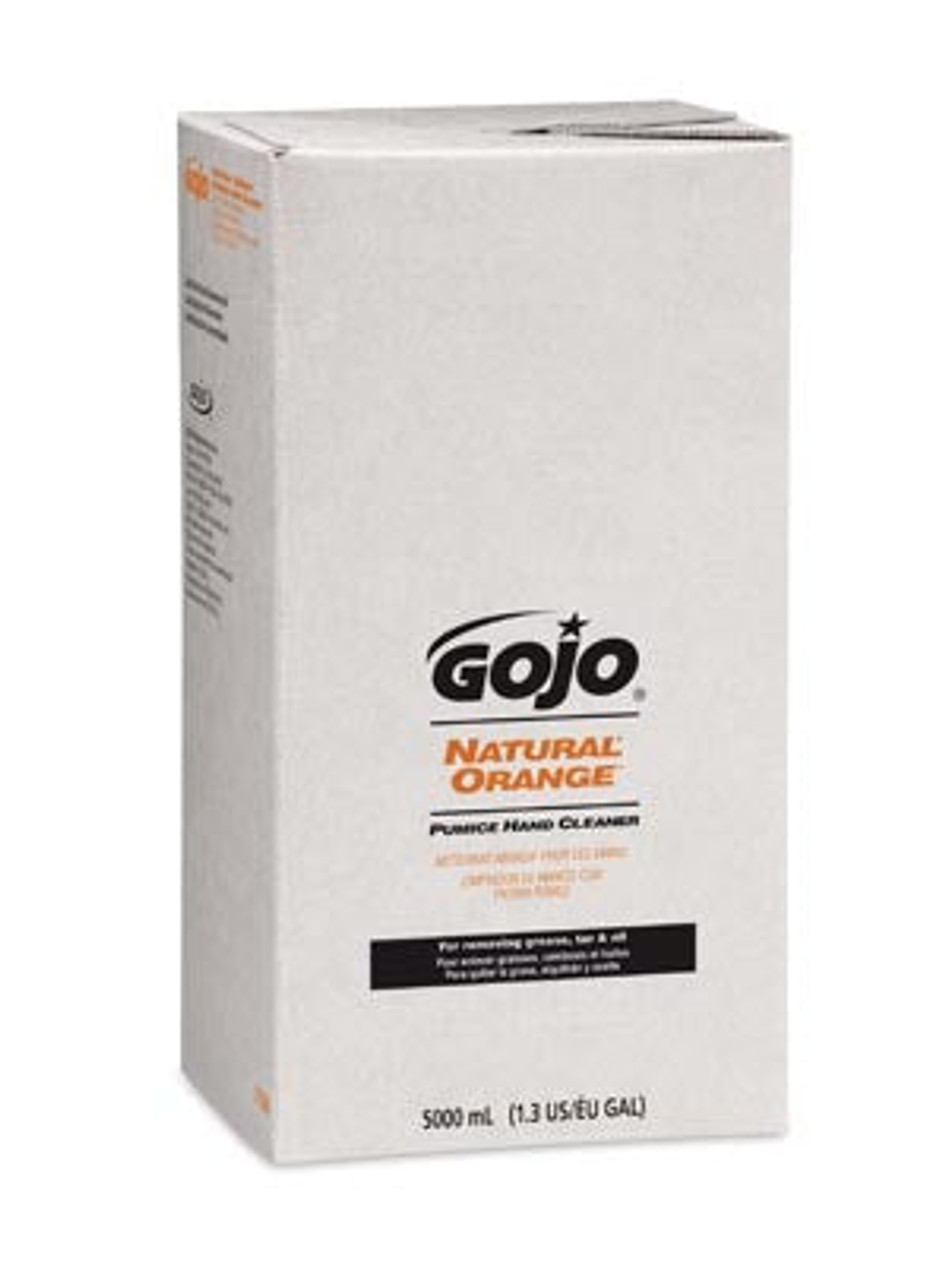 Gojo Natural Orange Pumice Hand Cleaner with scrubby