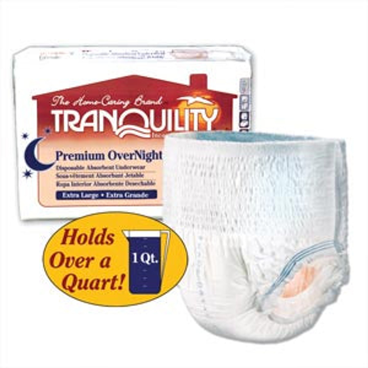 Tranquility Premium OverNight Disposable Absorbent Underwear Small