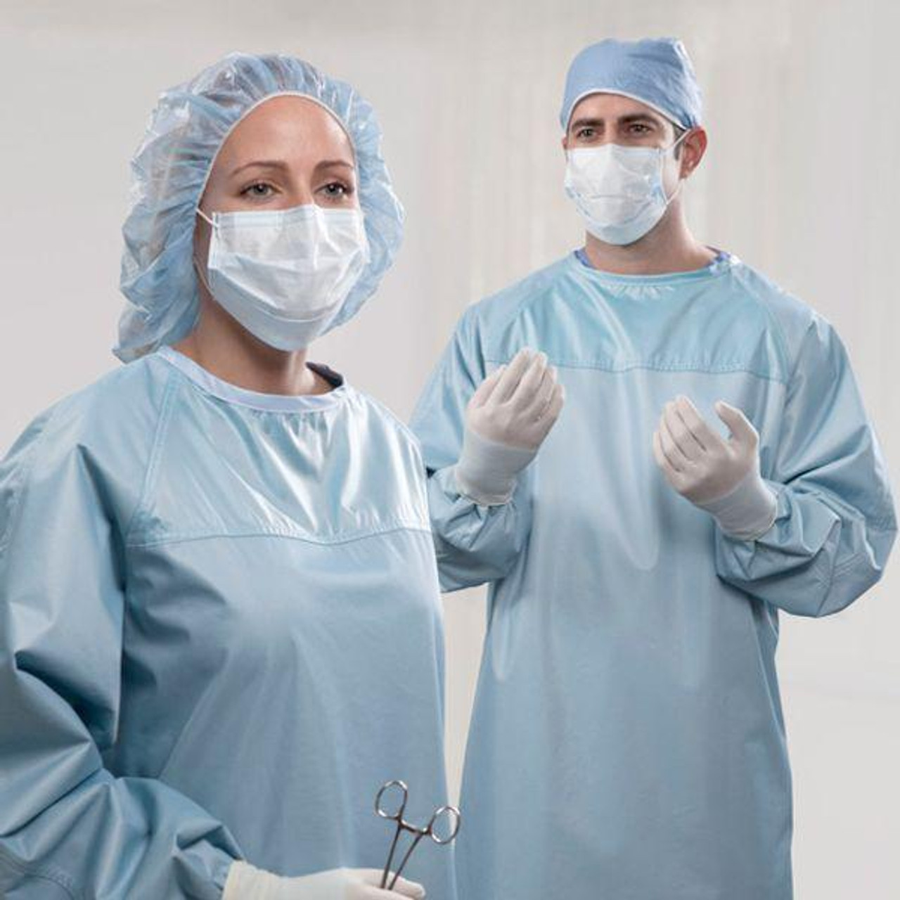 Sterile Surgical Gowns Reinforced ANSI/AAMI PB70, Level 3 Protection M,L,XL  - BM Global Supply Corporation