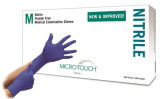 Ansell Micro-Touch Nitrile Powder-Free Synthetic Medical Examination Gloves