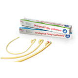 Dynarex Foley Catheters, Latex, Silicone Coated, Sterile