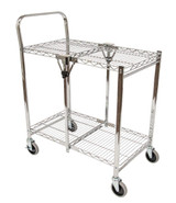 Luxor Collapsible Wire Utility Cart