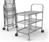 Luxor Collapsible Wire Utility Cart