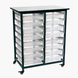 Luxor Stackable Storage Bins & Units