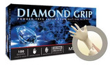 Ansell Microflex Diamond Grip Powder-Free Latex Exam Gloves