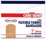 ASO Careband Latex-Free Fabric Adhesive Strip Bandages