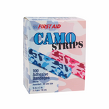 Dukal Nutramax Childrens' Character Adhesive Bandages, Blue and Pink Camo