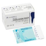 Self-Sealing Sterilization Pouches, 2.25" x 2.75", Paper/Blue Film