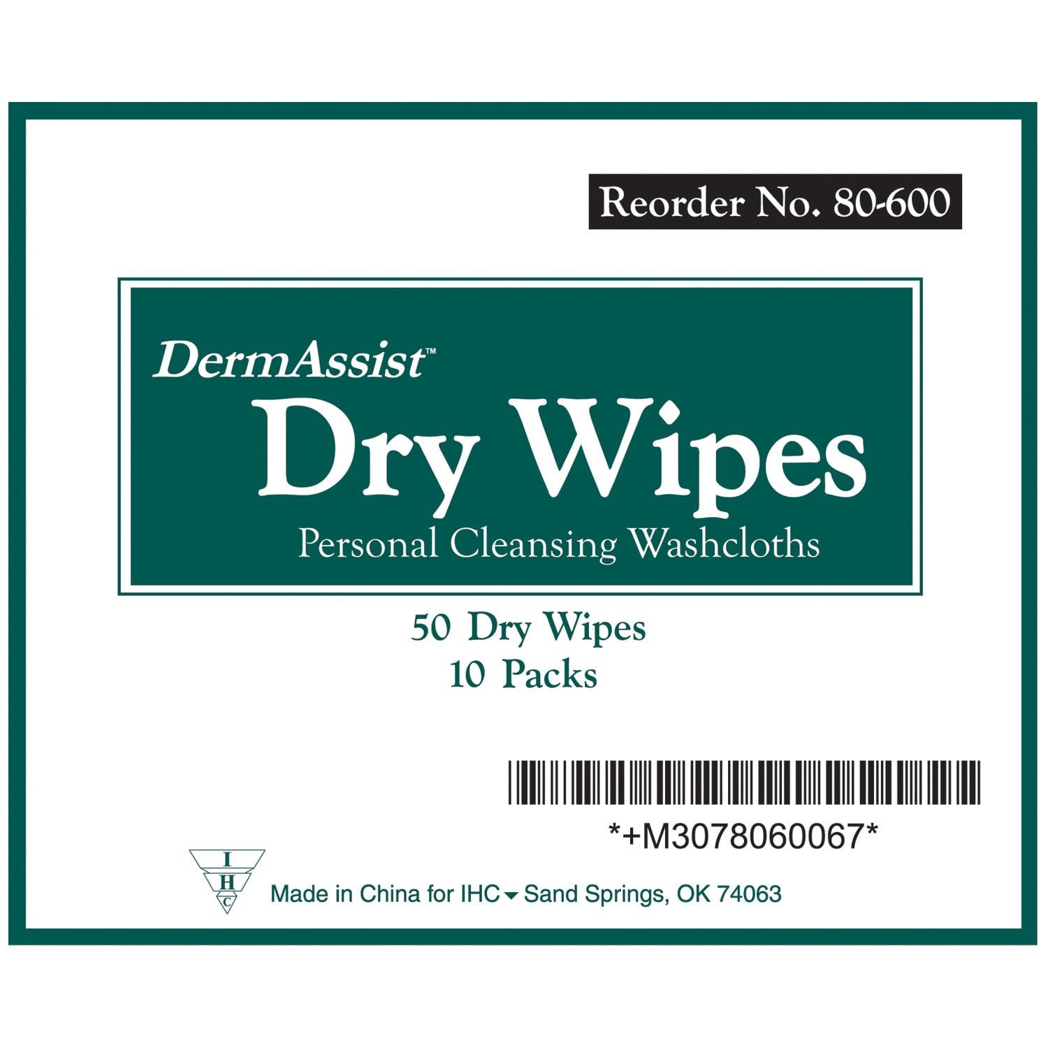 Innovative Dermassist Dry Wipes