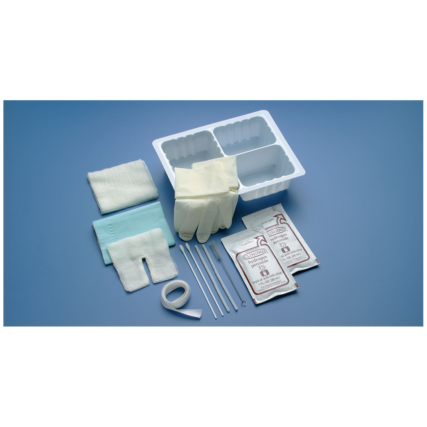 Busse Tracheostomy Care Set With Hydrogen Peroxide
