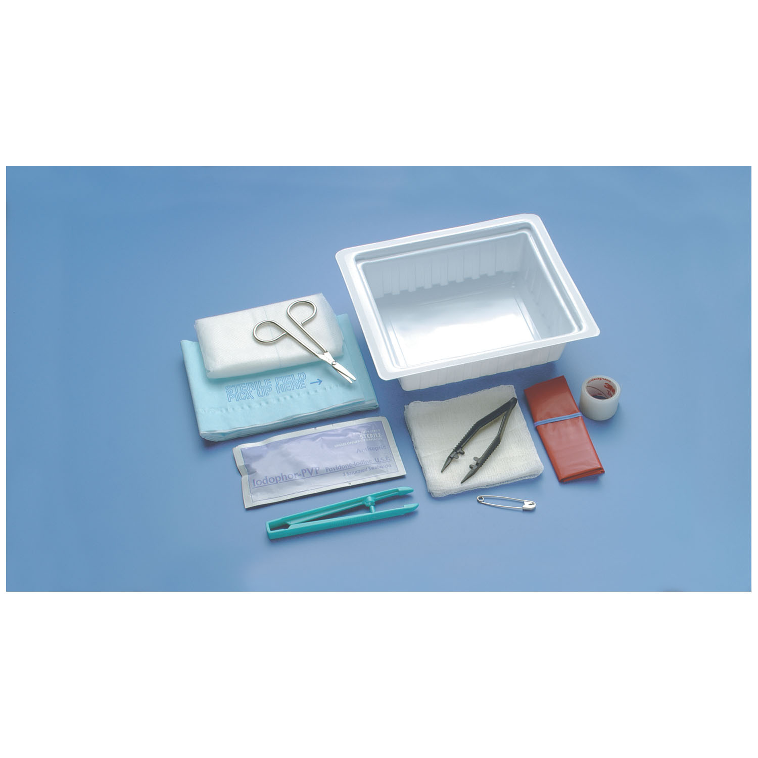 Busse Dressing Change Tray With Instruments