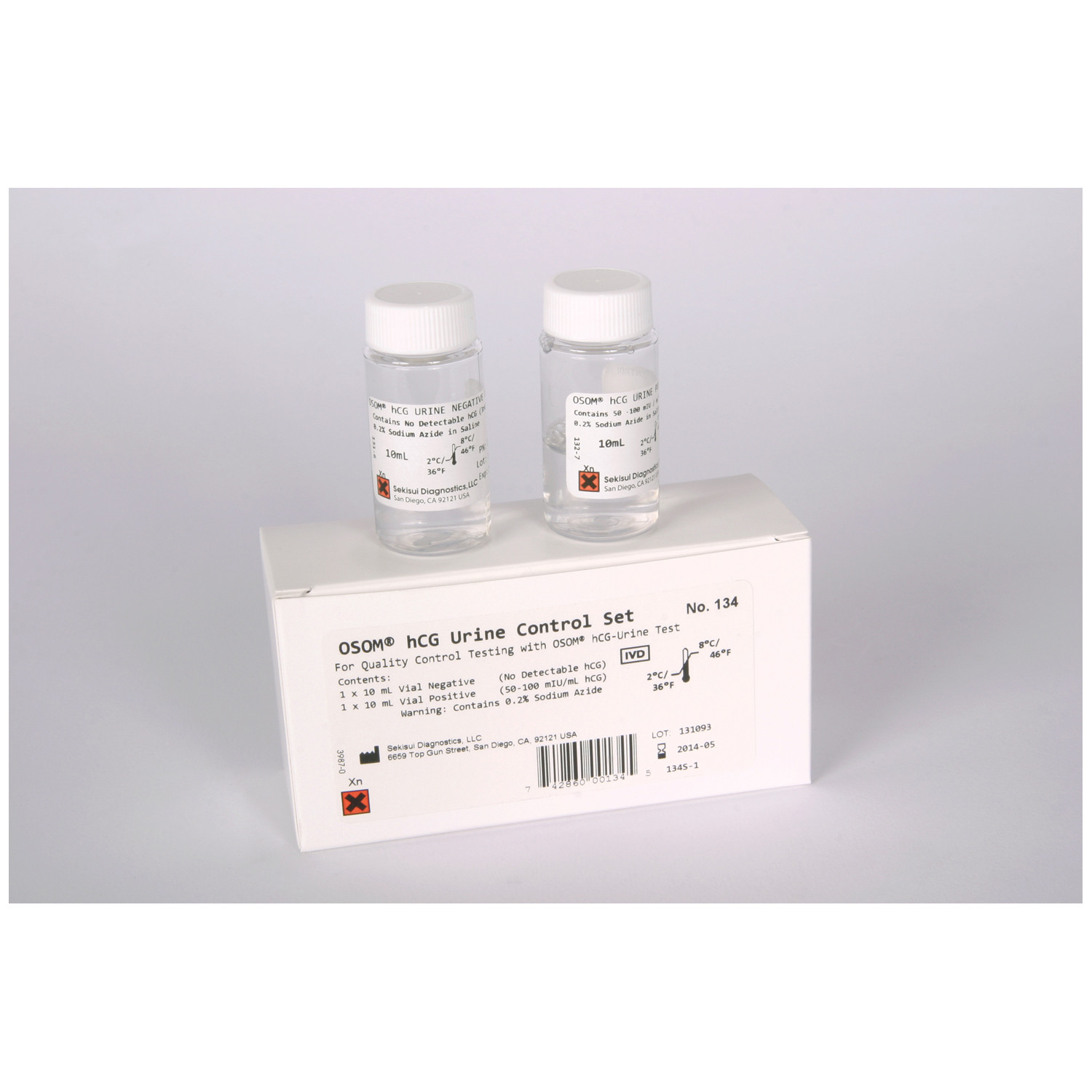 Sekisui Osom Hcg Urine Control Set
