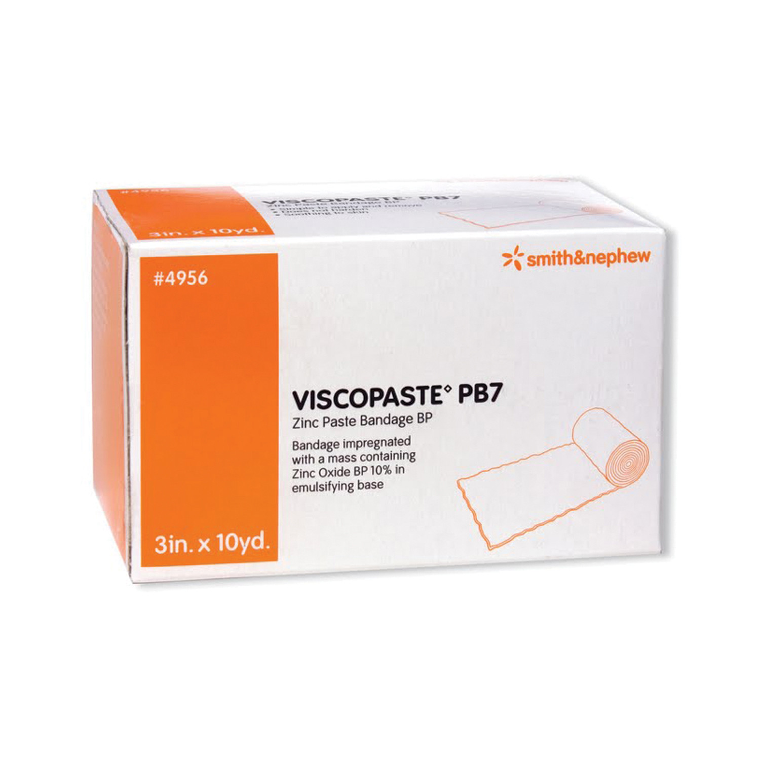 Smith & Nephew Viscopaste Pb7 Zinc Paste Bandage