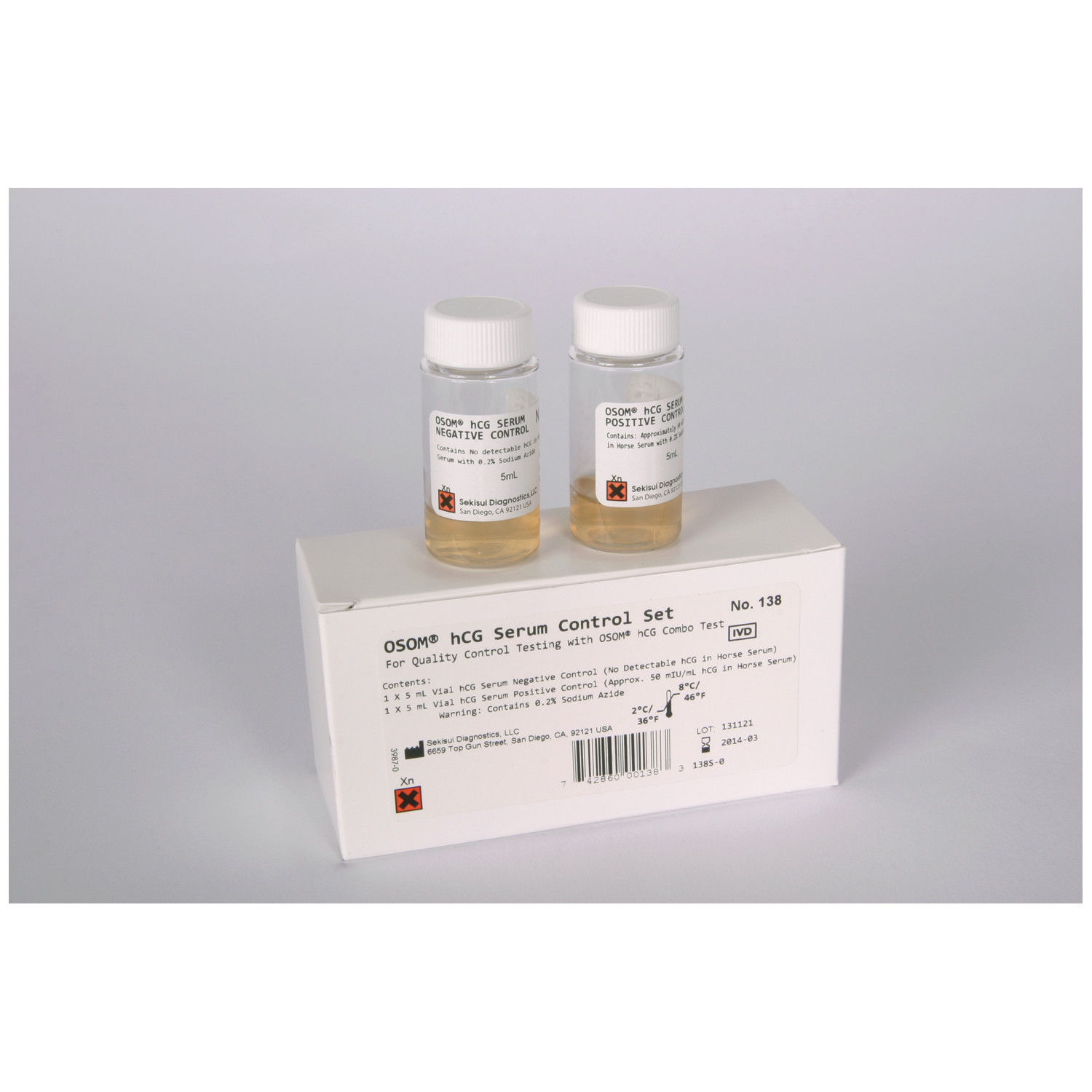 Sekisui Osom Hcg Serum Control Set