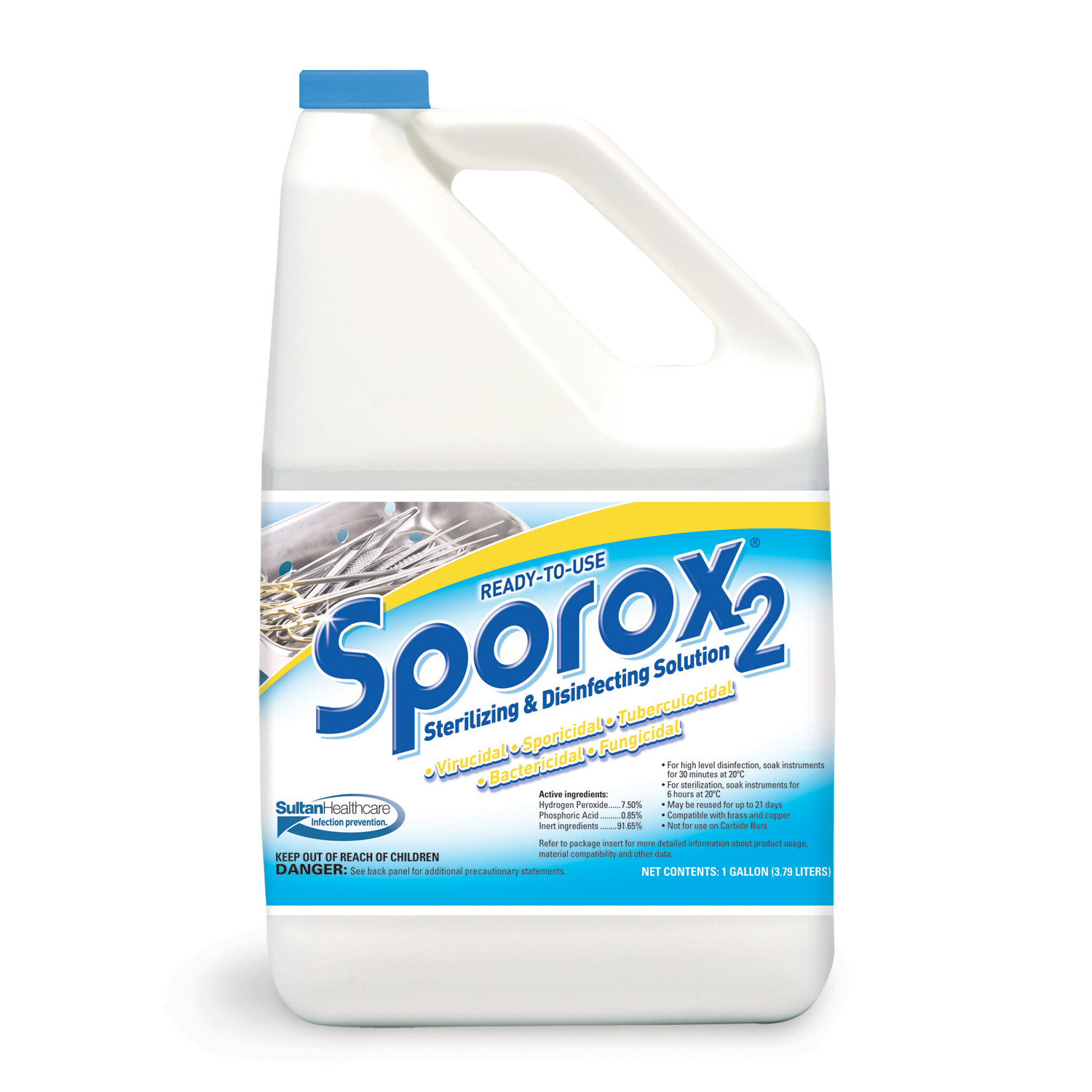 Sultan Sporox Ii Sterilizng & Disinfecting Solution