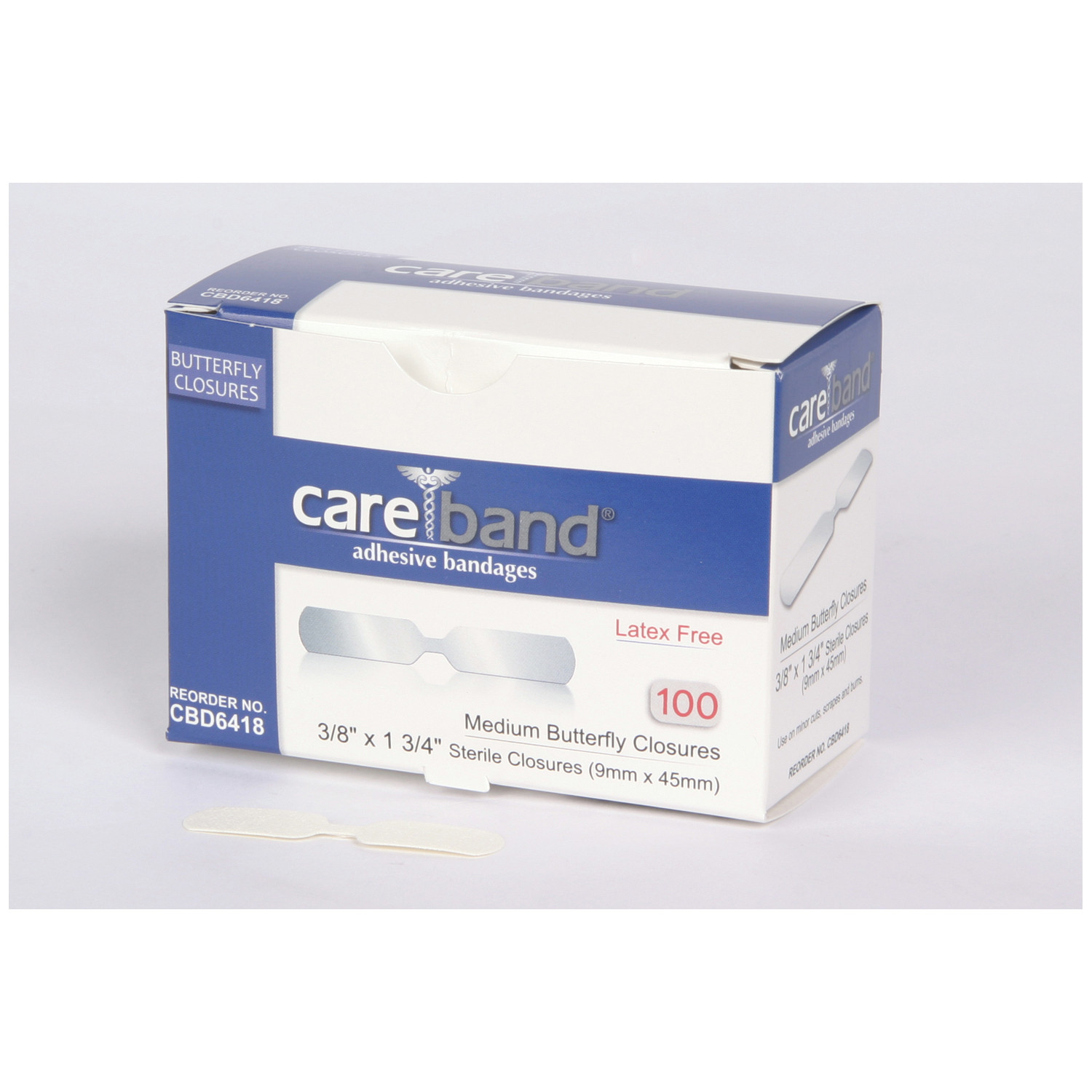 Aso Careband Butterfly Closure Bandages