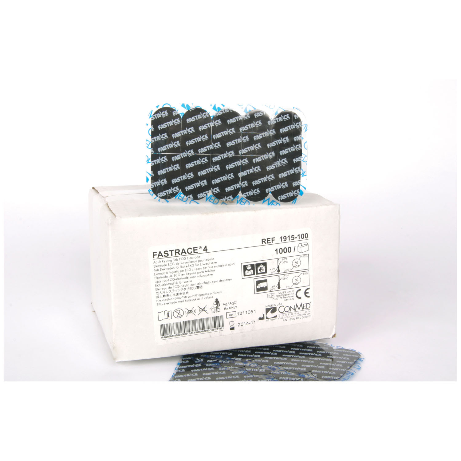 Conmed Fastrace 4 Adgel Ecg Electrodes