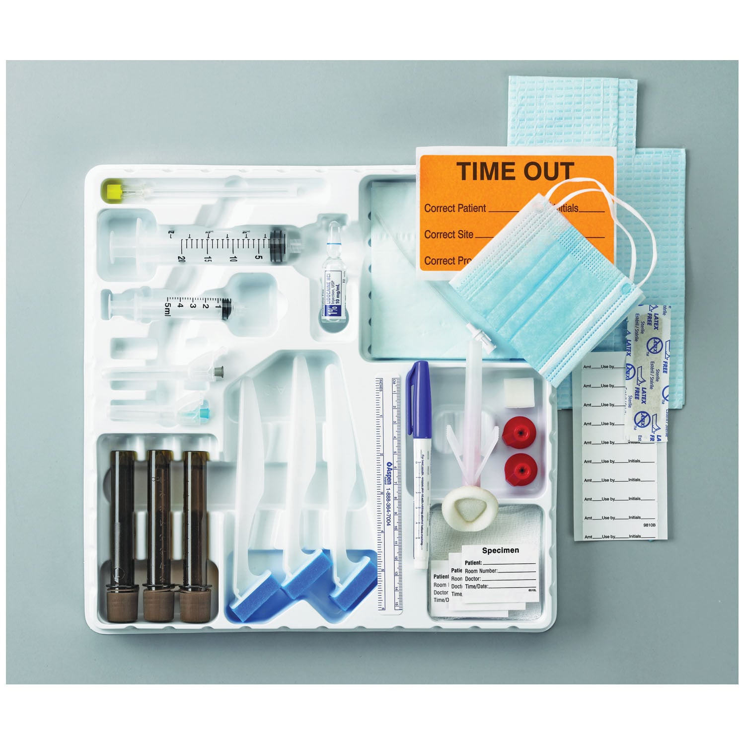 Busse Safety-Deluxe Amniocentesis Tray