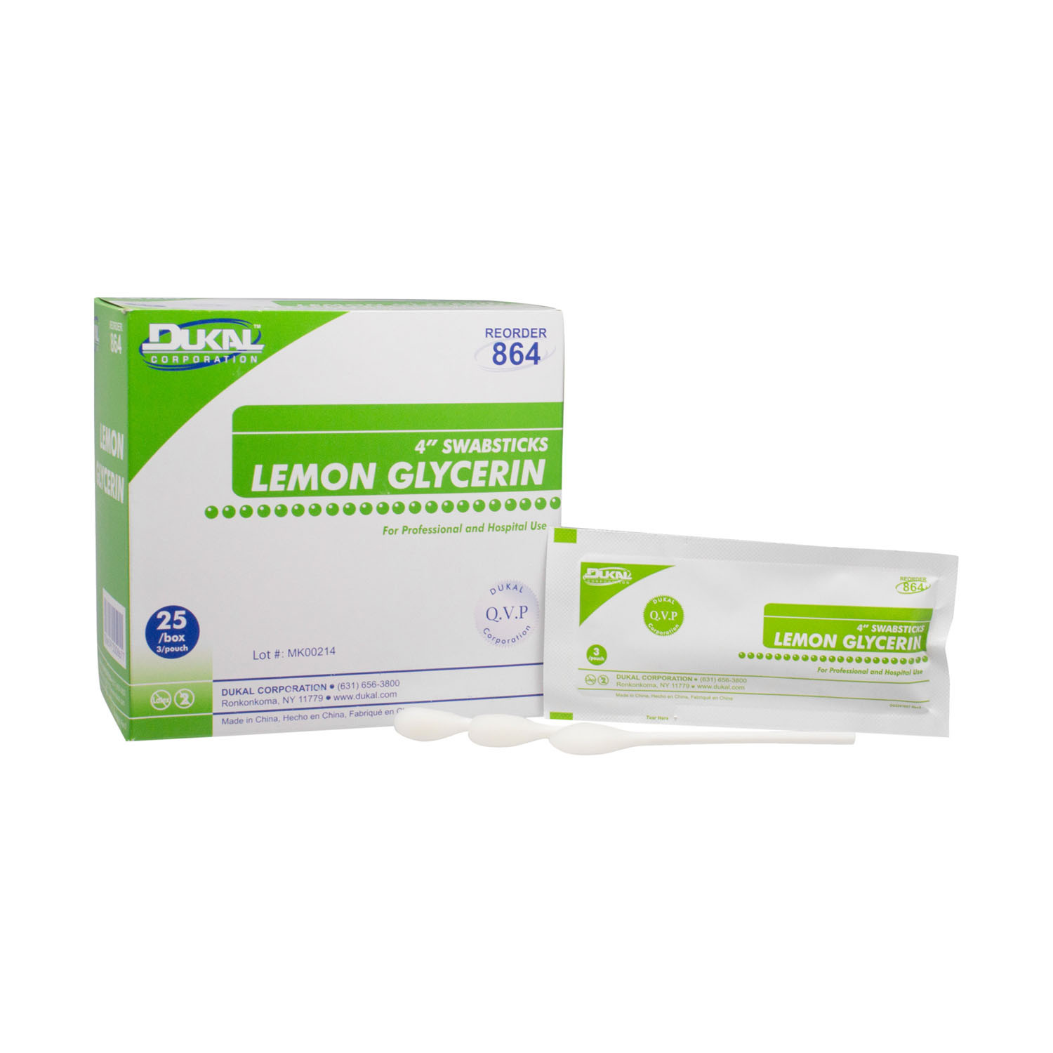Dukal Lemon Glycerin Swabsticks